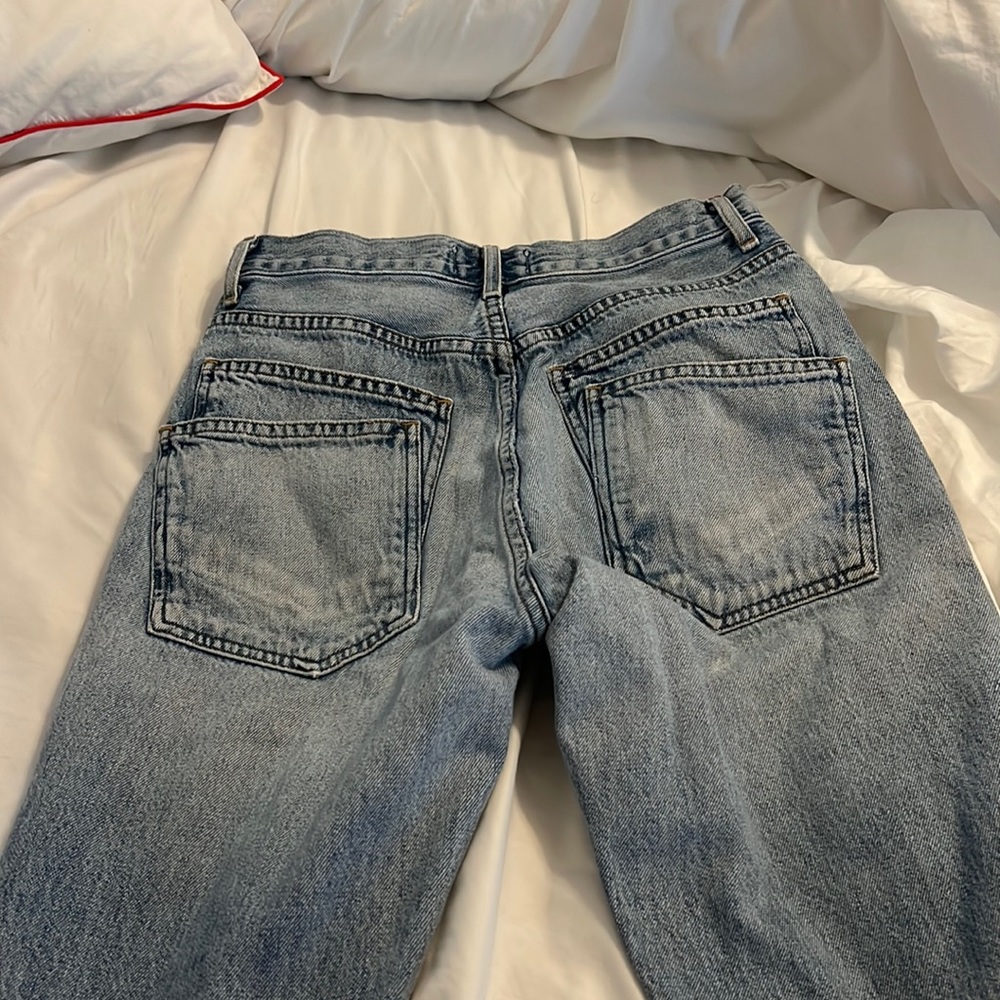 Agolde double pockets straight jeans
